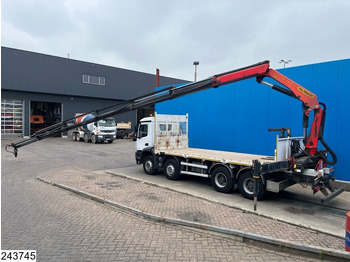 Xe tải thùng lửng/ Phẳng, Xe cẩu tự hành Mercedes-Benz Arocs 3240 8X4, EURO 6, Steel suspension, Palfinger: hình 4
