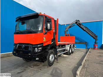 Xe tải thùng lửng/ Phẳng, Xe cẩu tự hành Renault C 380 6x4, EURO 6, Hiab, Remote: hình 3