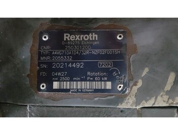 Thủy lực Liebherr L507-Rexroth A4VG71DA1D4/32R-Drive pump/Fahrpumpe: hình 4