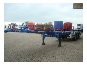 Xe chở container/ Sơ mi rơ moóc hoán đổi thân mới Kässbohrer CONTAINER CHASSIS: hình 1