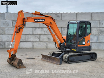 Máy xúc mini Doosan DX63-3 3 BUCKETS - A/C: hình 3