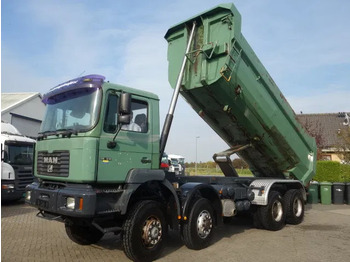 Xe ben MAN 35.414 MEILLER 20cub steel kipper: hình 2
