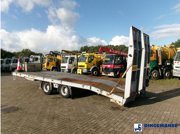 Rơ moóc thùng lửng/ Phẳng KING 2-axle platform drawbar trailer 14t + ramps: hình 3