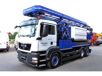 Xe tải chân không MAN TGS 28.440 6x2 Kroll 14,5m³ W-Rückgewinner KOMBI: hình 3