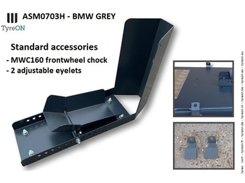 Trang thiết bị xưởng ASM0703H motorcycle lifting table with front wheel chock - BMW grey: hình 4