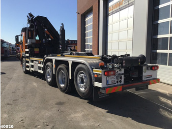 Xe tải nâng móc, Xe cẩu tự hành Volvo FM 420 8x2 HMF 28 ton/meter laadkraan Welvaarts weighing system: hình 3
