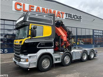 Xe đầu kéo Scania R500 8x4 V8 Retarder Palfinger 53 Tonmeter laadkraan + Fly-Jib: hình 2