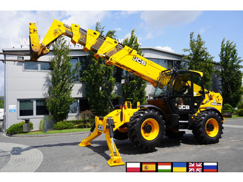 Máy xúc lật bánh lốp kính thiên văn JCB