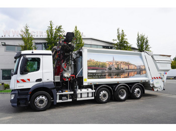 Xe cẩu tự hành để vận chuyển rác MERCEDES-BENZ Antos 3240 8x2 / Tajfun 5T crane / Farid Industries garbage truck/ 3 steered axles: hình 4 Xe cẩu tự hành để vận chuyển rác MERCEDES-BENZ Antos 3240 8x2 / Tajfun 5T crane / Farid Industries garbage truck/ 3 steered axles: hình 4