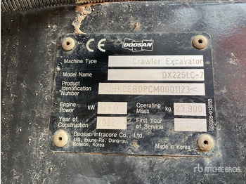 Máy xúc bánh xích DOOSAN DX225LC-7