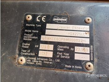 Máy xúc bánh xích DOOSAN DX225LC-7