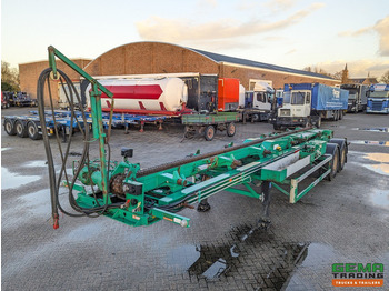 Xe chở container/ Sơ mi rơ moóc hoán đổi thân LAG O-2-33 EZCL 2-Assen BPW - Trommelremmen - Translift TL-26.65 KettingSysteem 9.6m: hình 2