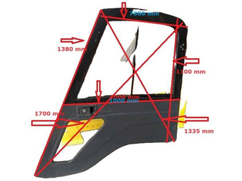 Cửa và phụ tùng cho Thiết bị xử lý vật liệu Door left for Linde /386: hình 2