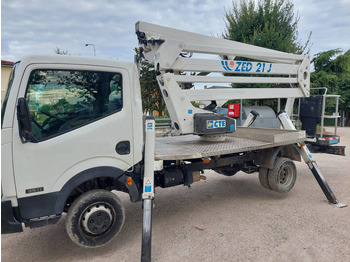 Nền bục trên không gắn trên xe tải