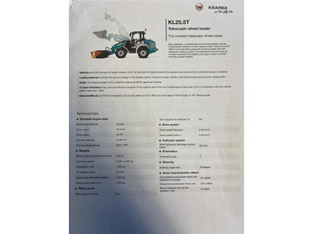 Máy xúc lật mini gấp khúc Kramer KL25.5T med Teleskoparm, så den har stor rækkevid: hình 5