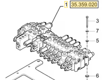 Van thủy lực CASE