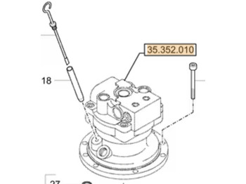 Mô tơ quay toa CASE