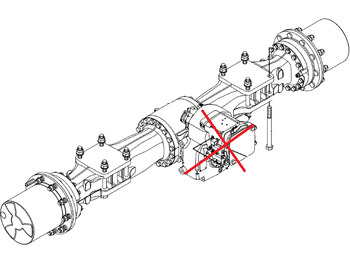Trục sau CATERPILLAR