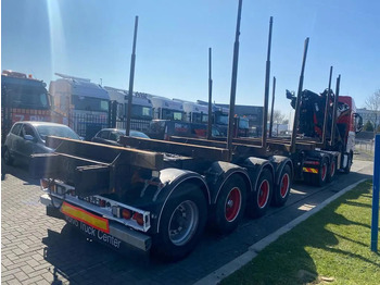 Sơ mi rơ moóc chở gỗ Doll 4 AXLE - BPW - WOOD / HOLZ / TIMBER TRANSPORTER: hình 3