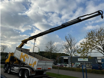 Xe ben, Xe cẩu tự hành Mercedes-Benz Arocs 4448 8X4 + EURO 6 + FASSI F315 + REMOTE + KIPPER + STEERING AXLE: hình 4