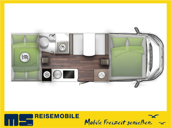 Xe cắm trại alkoven FORSTER