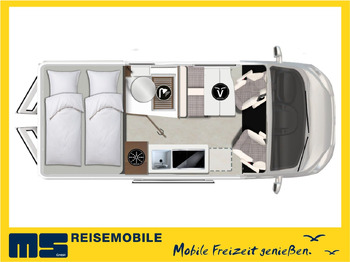 Xe van cắm trại Karmann DAVIS 590 LIFESTYLE / 140PS- AUTOMATIK / SKYROOF: hình 2
