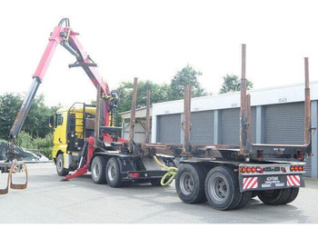 Xe chở gỗ MAN 26.540 TGX 6x4, Kombizug, Huttner LNZK 20: hình 4