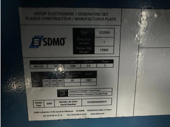 Bộ phát điện MTU 16V 4000 SDMO 2200 kVA Silent generatorset in container: hình 4