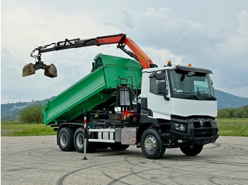 Xe cẩu tự hành Renault C 430 *KIPPER 5,10 m + PK 16001 - K B* 6x4: hình 2