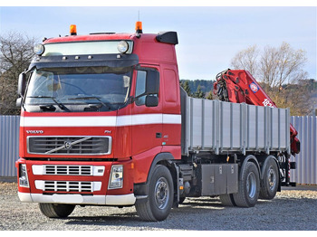 Xe cẩu tự hành, Xe ben Volvo FH 480 Kipper 6,20m + HMF 1823 K3 + FUNK: hình 4