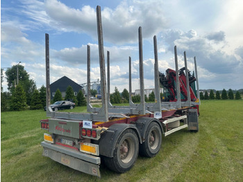 Rơ moóc chở gỗ