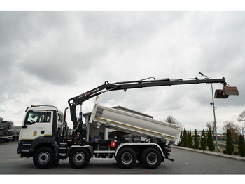 Xe ben, Xe cẩu tự hành MAN TGS 35.420 / 8x4 / WYWROTKA 2 STRONNA / HYDROBURTA / BORDMATIC: hình 2