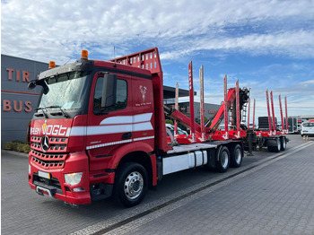 Cho thuê Mercedes-Benz AROCS 2645 EURO 6 6x4 TIMBER CARRIER HOLZTRANSPORT PALFINGER EPS Mercedes-Benz AROCS 2645 EURO 6 6x4 TIMBER CARRIER HOLZTRANSPORT PALFINGER EPS: hình 1