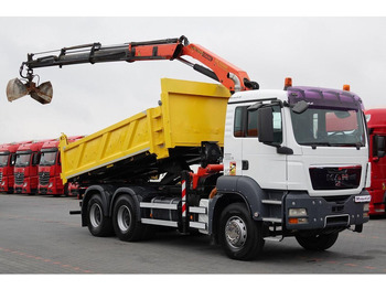 Xe ben, Xe cẩu tự hành Scania TGS 33.360 / 6x4 / WYWROTKA + HDS PALFINGER PK 15 500 wysów 10m: hình 5