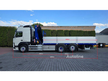 Xe tải thùng lửng/ Phẳng, Xe cẩu tự hành Volvo FM 500 - Flatbed+crane 6x2: hình 4 Xe tải thùng lửng/ Phẳng, Xe cẩu tự hành Volvo FM 500 - Flatbed+crane 6x2: hình 4