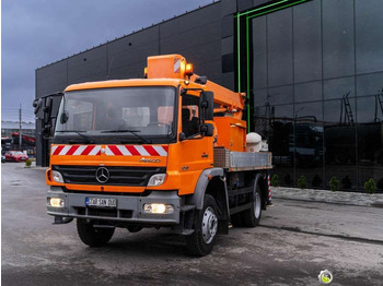Nền bục trên không gắn trên xe tải MERCEDES-BENZ Atego 1018
