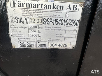 Bồn chứa dieseltanker på 2000L: hình 5