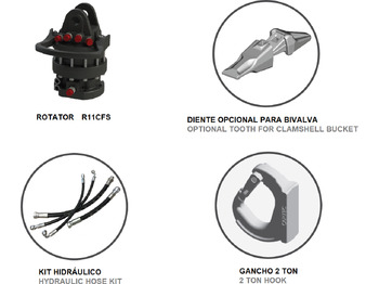 Xô vỏ sò cho Cẩu gấp mới Clamshell bucket with high capacity BV-S 650: hình 2 Xô vỏ sò cho Cẩu gấp mới Clamshell bucket with high capacity BV-S 650: hình 2