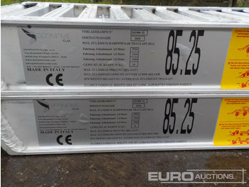 Đường dốc di động mới Unused CLM 85.25 Aluminium Loading Ramps (2 of) 2920kg Capacity, 2500mm Length: hình 5