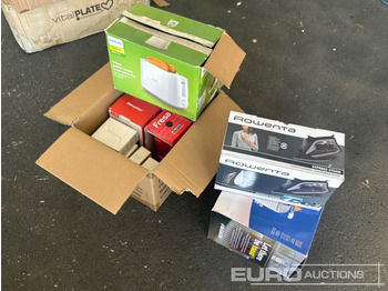 Trang thiết bị xây dựng Pallet of Toaster (2 of), Steam Iron, Aluminium Express Coffee Maker, Milk Frother, Mini Doorbell , Hand Blender: hình 4 Trang thiết bị xây dựng Pallet of Toaster (2 of), Steam Iron, Aluminium Express Coffee Maker, Milk Frother, Mini Doorbell , Hand Blender: hình 4