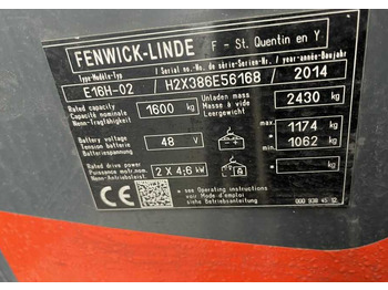 Xe nâng điện LINDE E16