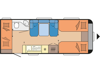 Rơ moóc kiểu caravan HOBBY MAXIA 595 KML
