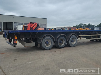 Sơ mi rơ moóc thùng lửng/ Phẳng 2007 SDC Trailer Tri Axle Extendable Flatbed Trailer, Twist Locks, Rear Steer: hình 5
