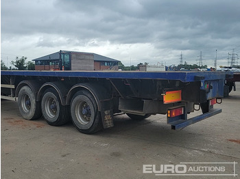 Sơ mi rơ moóc thùng lửng/ Phẳng 2007 SDC Trailer Tri Axle Extendable Flatbed Trailer, Twist Locks, Rear Steer: hình 3