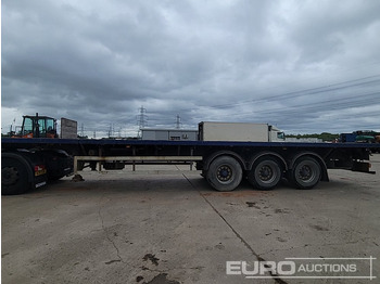 Sơ mi rơ moóc thùng lửng/ Phẳng 2007 SDC Trailer Tri Axle Extendable Flatbed Trailer, Twist Locks, Rear Steer: hình 2