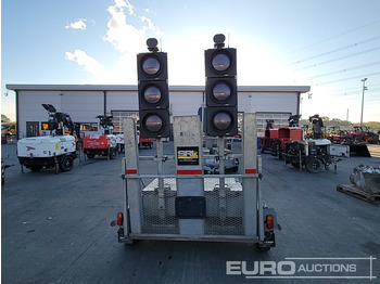 Rơ moóc để vận chuyển thiết bị Bateson Single Axle Trailer, Ramp, 2 Way Traffic Light System: hình 4