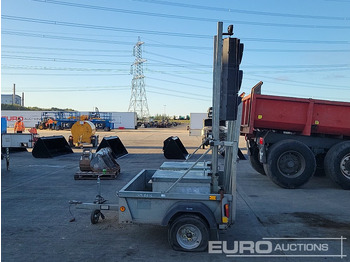 Rơ moóc để vận chuyển thiết bị Bateson Single Axle Trailer, Ramp, 2 Way Traffic Light System: hình 2