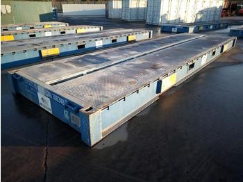 Hoán đổi thân/ Container 30' Flat Rack Container Bridge: hình 1