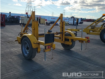 Rơ moóc để vận chuyển thiết bị Single Axle Cable Reel Trailer: hình 3