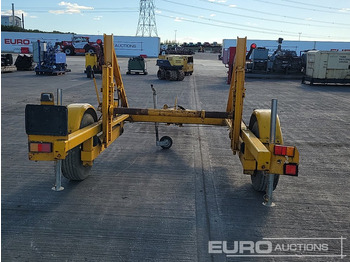 Rơ moóc để vận chuyển thiết bị Single Axle Cable Reel Trailer: hình 4